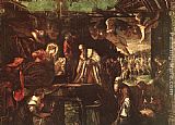 Jacopo Robusti Tintoretto Canvas Paintings - Adoration of the Magi